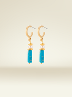 Piscol Varisit Küpe (Mavi)