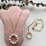 İnci Frangia Kolye - Long