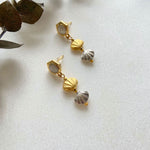 Ginko Mine Kaplama Küpe